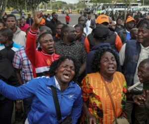 Flights Suspended As Kenyans Flood Airport To Receive Raila Odinga’s Body