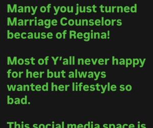 Most of you were never happy for Regina Daniel. You wanted her lifestyle so bad