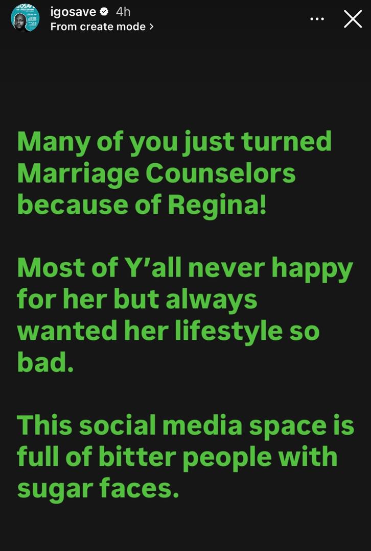 Most of you were never happy for Regina Daniel. You wanted her lifestyle so bad