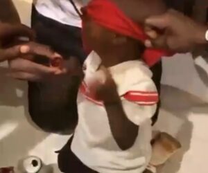 Anambra police calls for useful information in identifying persons in viral video of alleged cult initiation of a minor