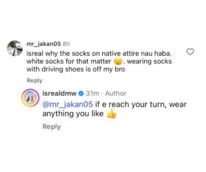 Between Isreal DMW and a fashion police