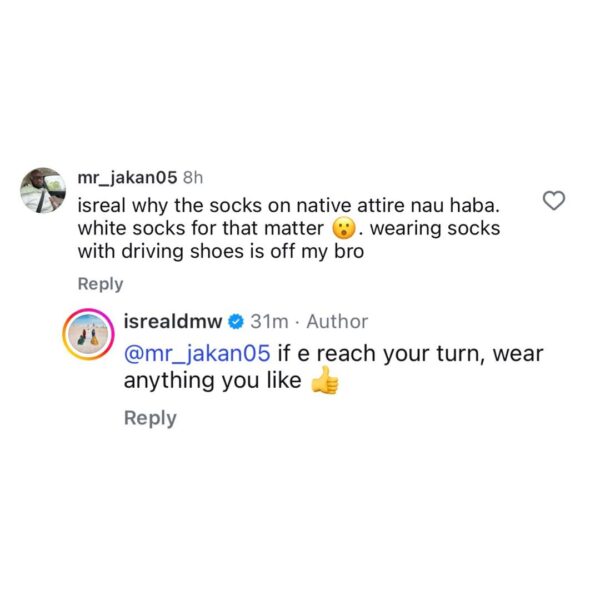 Between Isreal DMW and a fashion police