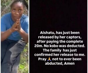 Lady abducted in Edo regains her freedom