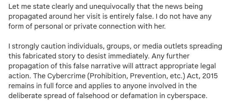 Senator Ned Nwoko reacts to viral video linking him with young woman, issues strong warning