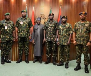 Tinubu Meets New CDS, Service Chiefs