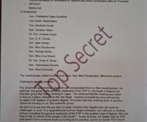 EXCLUSIVE: Secret PDP Faction Meeting Minutes Reveal Push For Wike’s 2027 Presidential Run, Claim ‘Leader’ Saved Party From Extinction