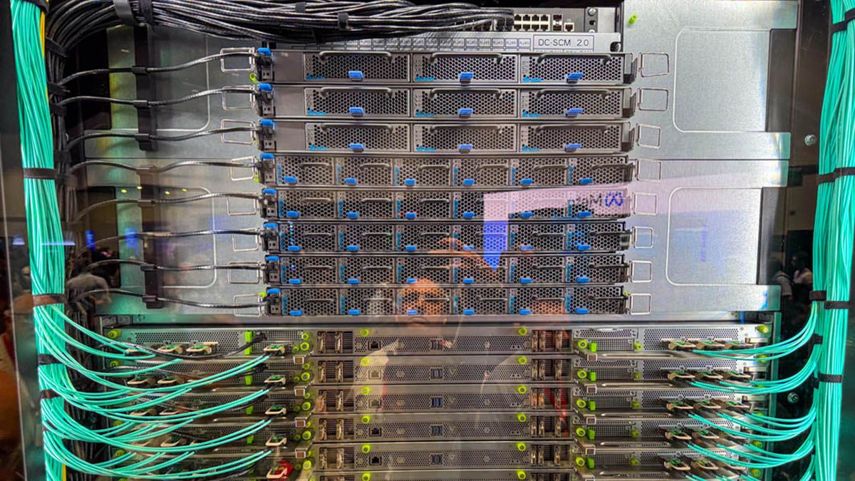 72-GPU AMD Helios rack drew crowds at the OCP Summit 2025 with its dense design and glowing AI-ready configuration