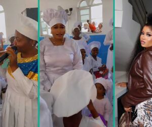 Woman Who Attends Cele Church Shows How BBNaija Winner Imisi Behaved When She Came For Thanksgiving