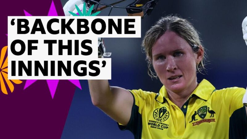 Women’s Cricket World Cup: Australia v Pakistan – Best shots from Beth Mooney’s 109
