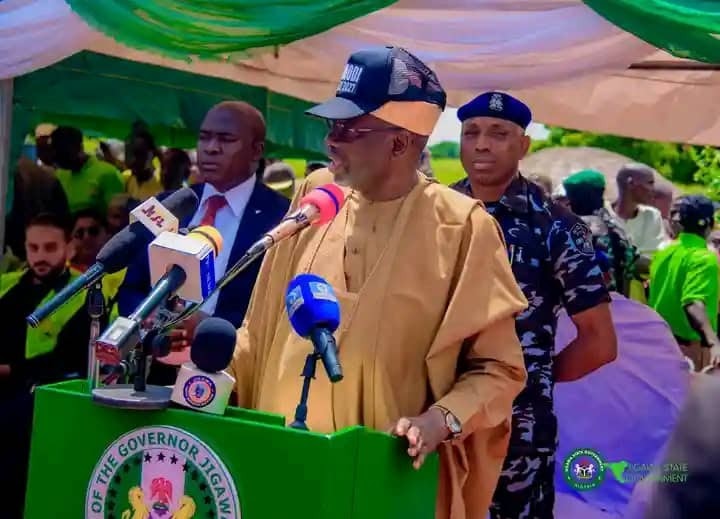 Chaos Erupts at Jigawa Road Project Launch as Politicians Escape Mob Attack