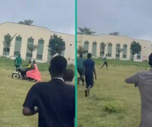 School Security Chases Man Who Disguised As Woman And Entered Female Hostel