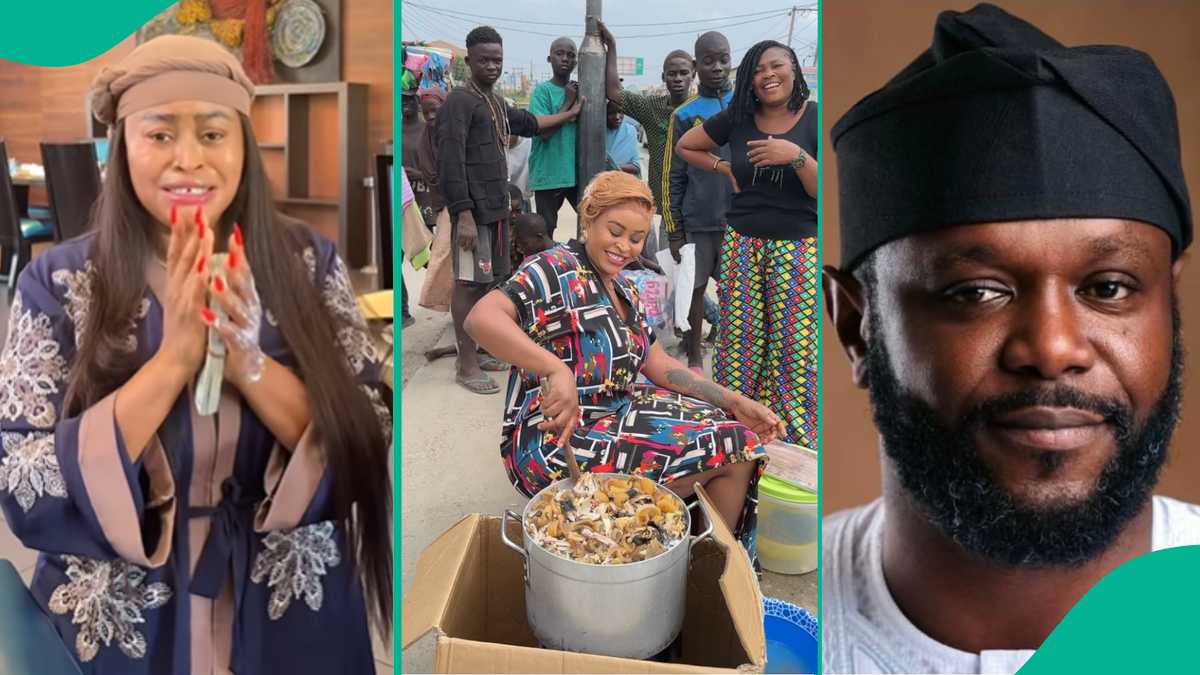 “From Disgrace To Grace”: Sarah Martins Cries As Seyi Tinubu Donates N20M to Her Food Outreach
