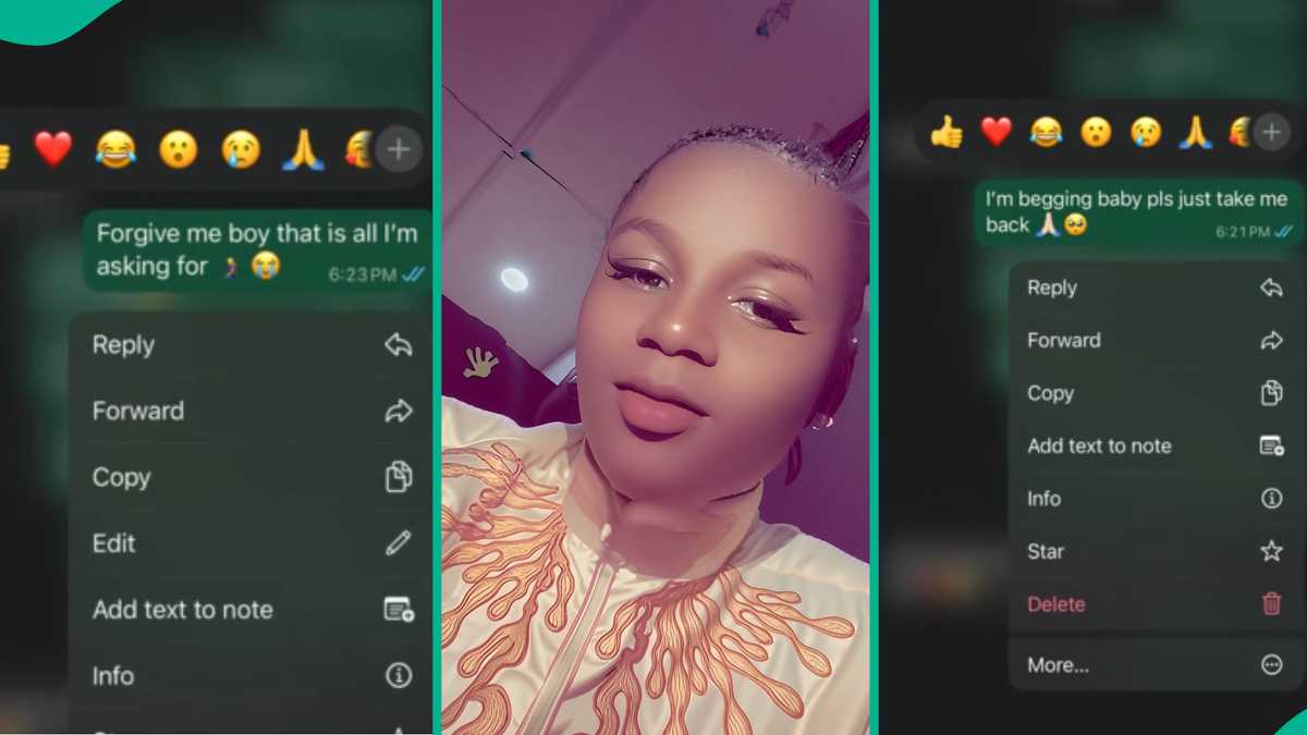 “Forgive Me”: Lady Begs Her Ex-Boyfriend in Viral Prank, Gets Emotional Reply, Their Chats Trend