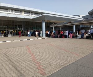Lady Faints At Abuja Airport After Scuffle Over Missing Flight