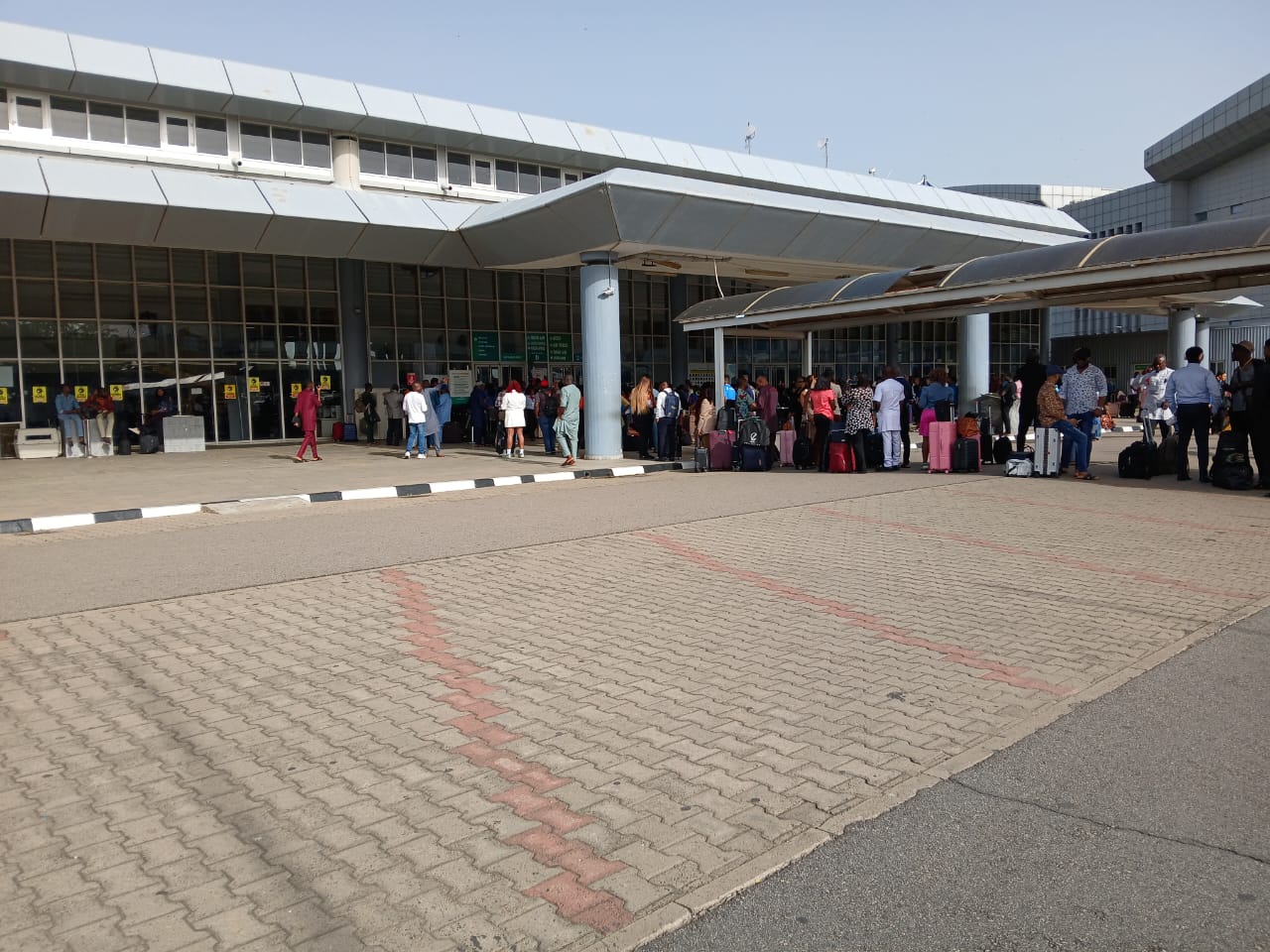 Lady Faints At Abuja Airport After Scuffle Over Missing Flight