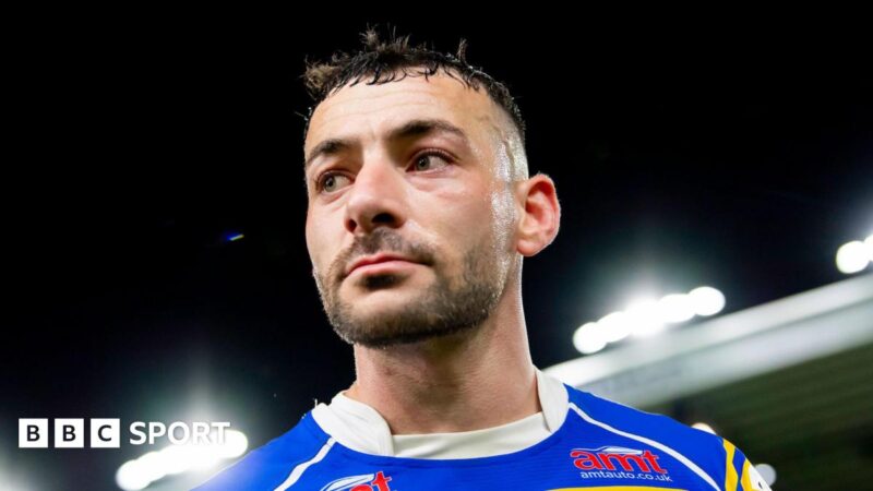 Jake Connor: Leeds Rhinos half-back named 2025 Steve Prescott MBE Man of Steel