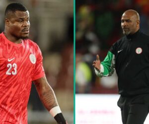 Eric Chelle Sends Message to Stanley Nwabali Amid Criticism From Nigerians