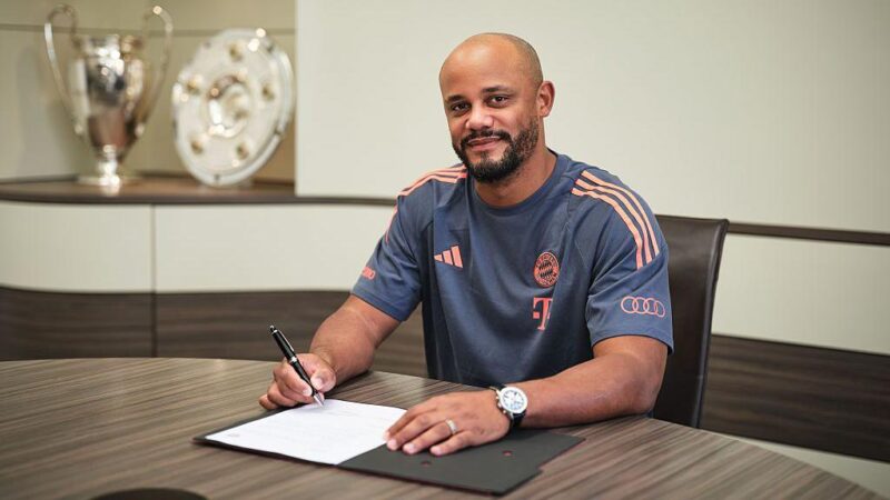 Bayern Munich extend Vincent Kompany contract to 2029