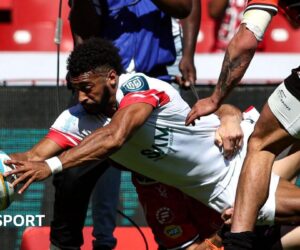 Lions 49-31 Ulster: Rob Baloucoune hat-trick not enough as Irish province lose unbeaten record
