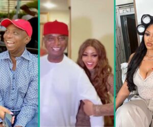 Billionaire Ned Nwoko Drools Over 6th Wife Regina Daniels After She Exposed Urinating Bathroom Clip