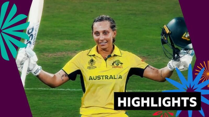 Women’s Cricket World Cup highlights: Australia vs New Zealand – Ash Gardner hits stunning century