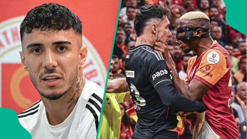 Turkish Player Victor Osimhen Grabbed by the Throat Releases Statement After the Incident