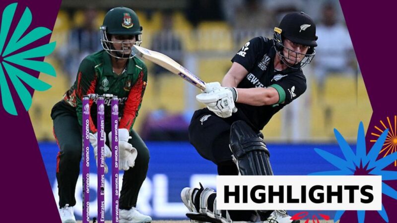 Women’s Cricket World Cup: New Zealand v Bangladesh – highlights