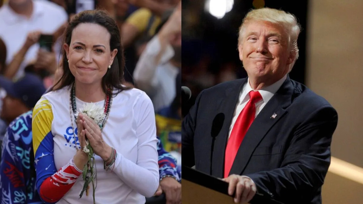 Venezuelan Nobel Peace Prize winner dedicates her award to Donald Trump
