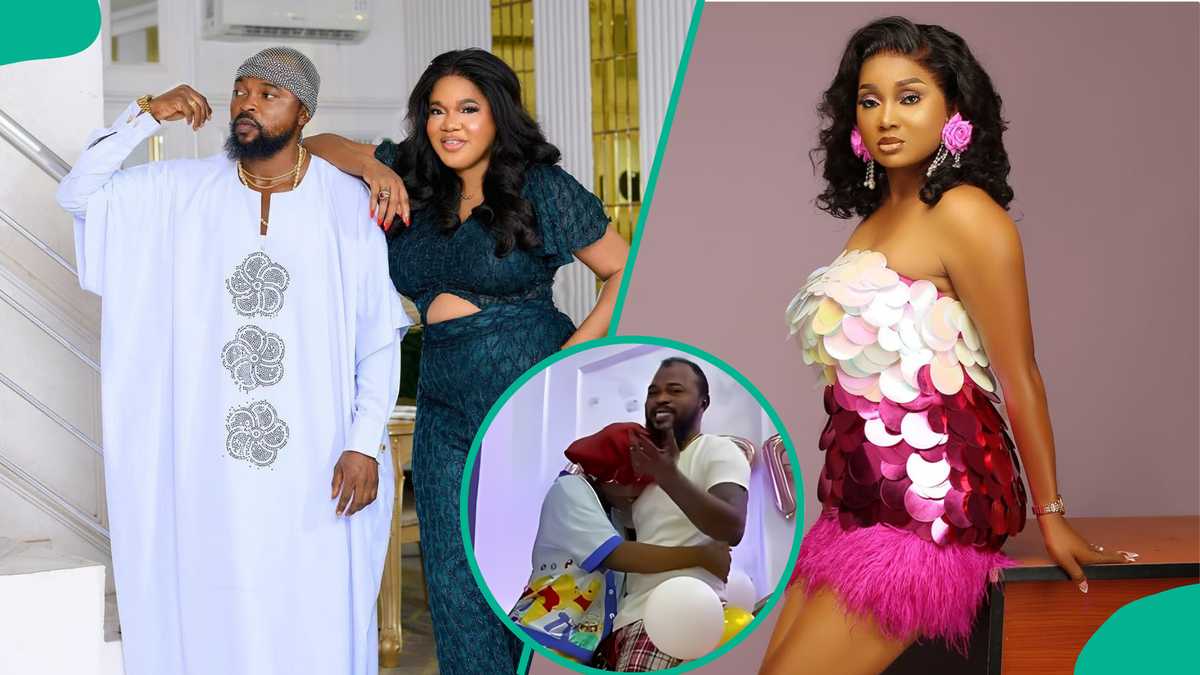 Toyin Abraham’s Hubby Faces Backlash Over Birthday Video To Celebrate Colleague: “Too Suggestive”