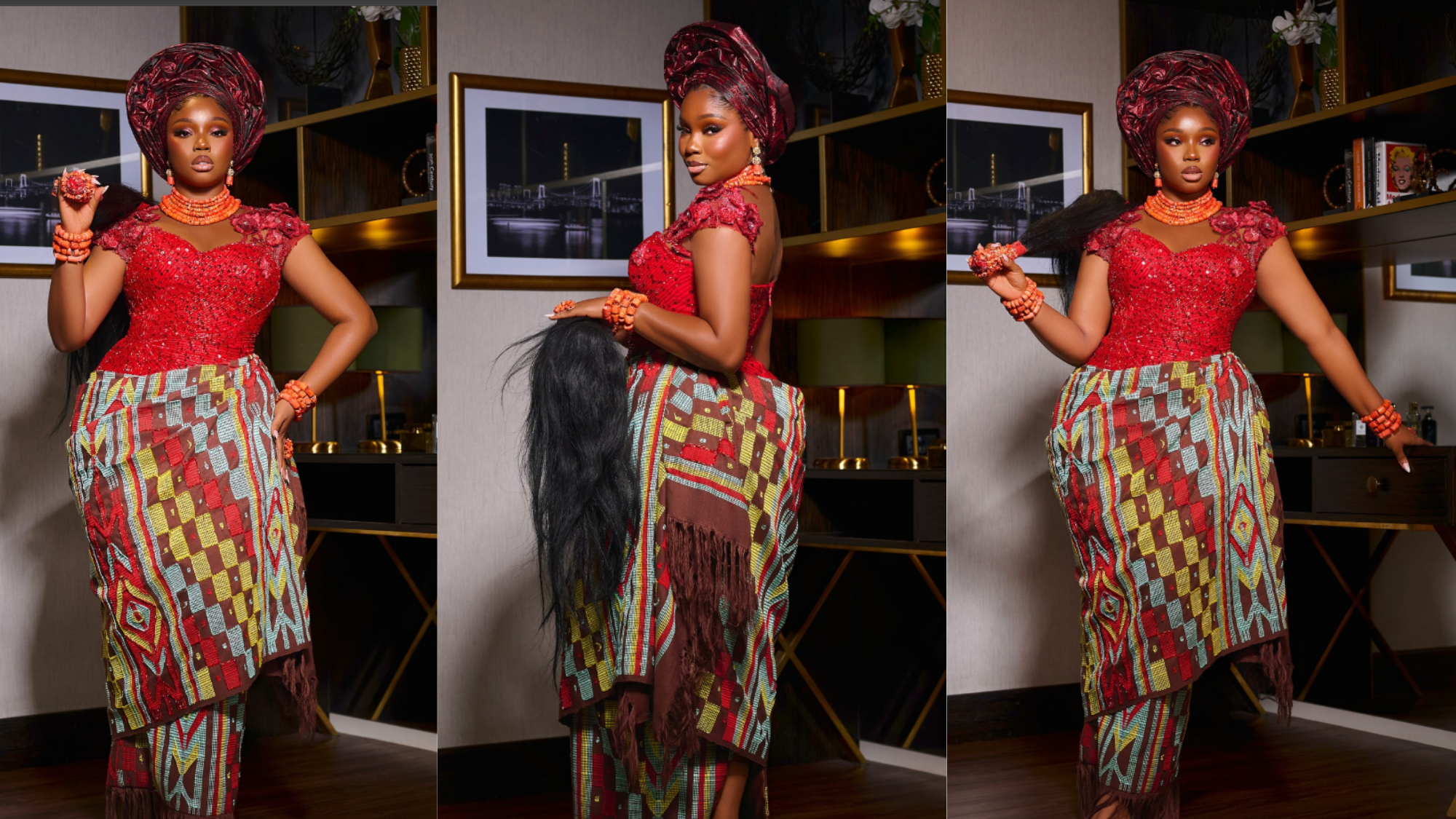 Look at Bam Bam in "Love in Every Word: The Wedding" Bridal Fit