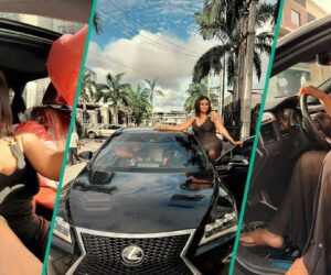 Sarah Martins Buys Luxury Whip Within 12 Months of Staying in Lagos, Flaunts Pics, Elicits Talks