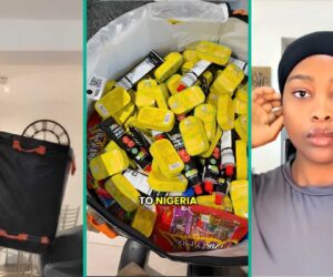 Lady in UK Uses Box To Ship Goods To Her Family in Nigeria, Gives Breakdown of Amount She Spent