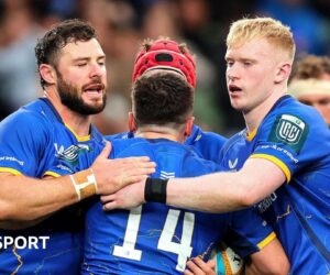 Leinster 31-5 Sharks: URC holders score five tries to secure first win of season