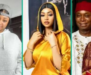 Lady who claims to be twin sister of Regina Daniels breaks silence