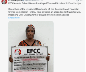 EFCC arrests school owner for alleged visa and scholarship fraud in Uyo