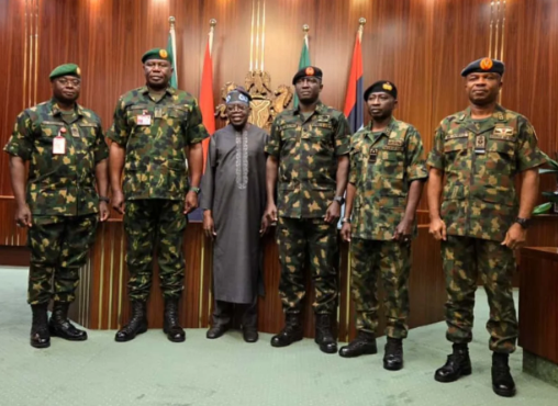 President Tinubu holds inaugural meeting with CDS, Service Chiefs at State House