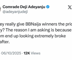 Activist/Lawyer, Deji Adeyanju, poses an interesting question about Big Brother Naija