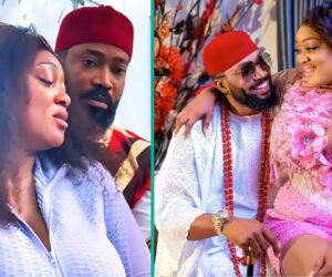 Peggy Ovire Shuts Down Divorce Rumours with Video of Her & Husband Frederick Leonard on Set