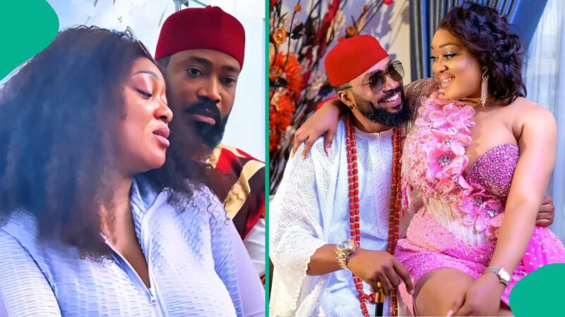 Peggy Ovire Shuts Down Divorce Rumours with Video of Her & Husband Frederick Leonard on Set