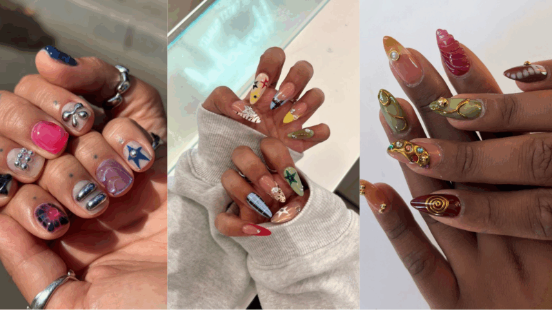 Mismatched "Funky" Nails Are In. Here Are Some Cute Ideas to Try Next
