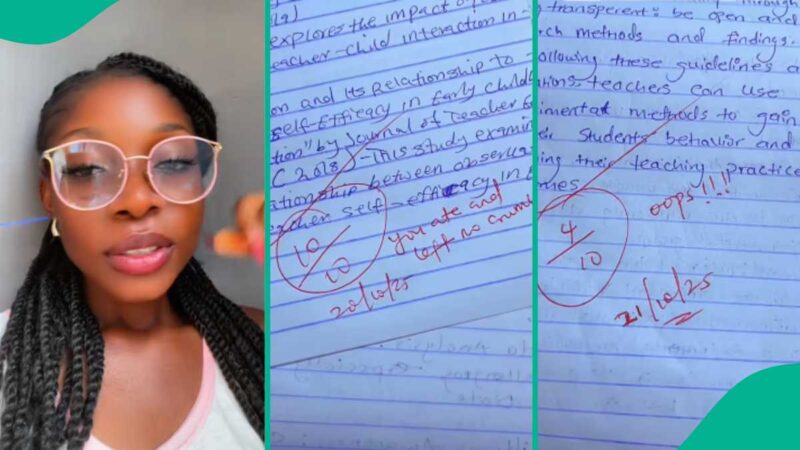 Gen Z Lecturer Shares What She Wrote on Answer Scripts of Students Who Wrote Her Test