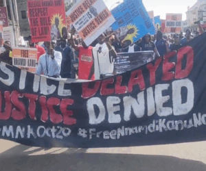 Why We Used Teargas on ‘Free Nnamdi Kanu’ Protesters in Abuja – Arise News