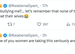 Women who get beaten by their husbands amaze me because you make his food, you can choose to be a widow