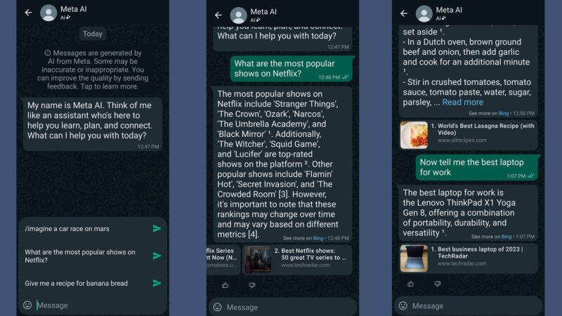 Meta will ban rival AI chatbots from WhatsApp