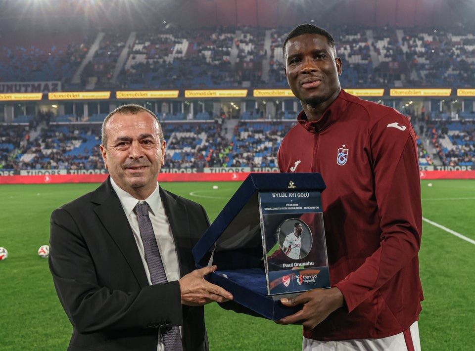 Paul Onuachu bags another award in Turkey