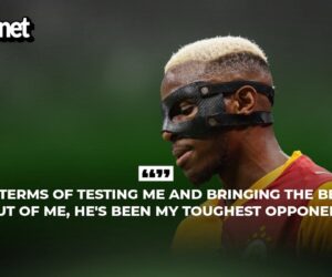 ‘He’s been my toughest opponent’ — Ghana defender reacts to Victor Osimhen’s exploit in Turkey