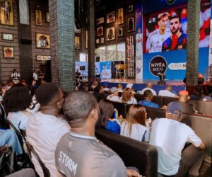 Nigerians go wild at Lagos watch-party as Real Madrid beat Barca in tense El Clásico