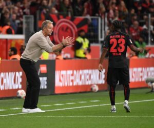 Kasper Hjulmand reveals why Nathan Tella is out of Leverkusen’s UCL squad to face PSG