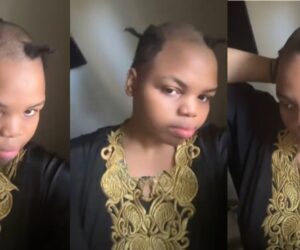 Lady Shares Shocking Moment She Woke Up With Shaved Hair After Boyfriend Went Through Her Phone (VIDEO)