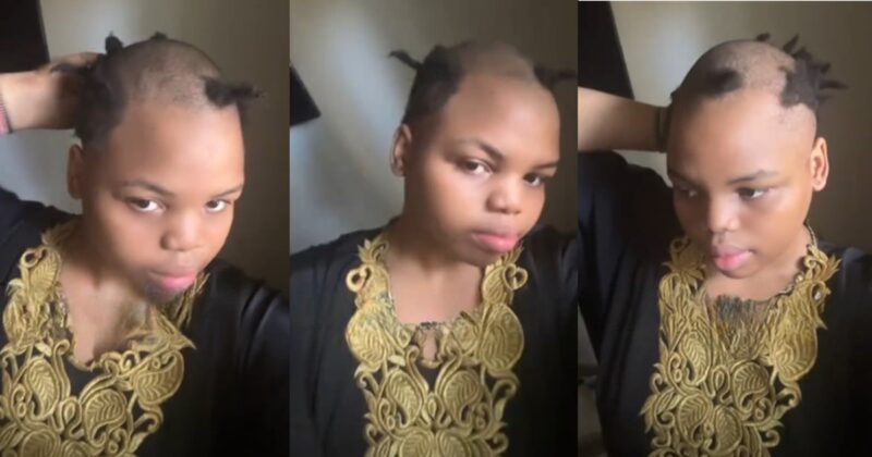 Lady Shares Shocking Moment She Woke Up With Shaved Hair After Boyfriend Went Through Her Phone (VIDEO)
